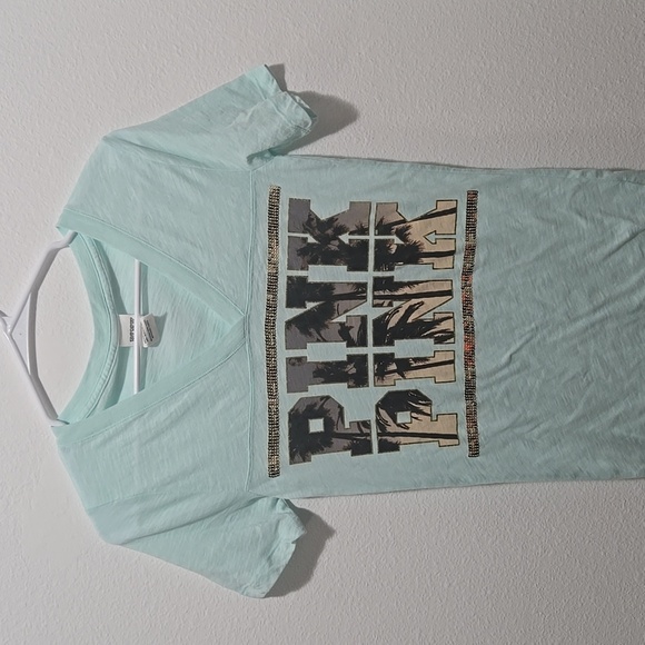 Victoria's Secret Tops - Victoria's Secret Light Teal V-Neck Tee